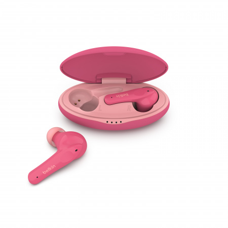Belkin SOUNDFORM Nano True Wireless Earbuds for Kids - Pink