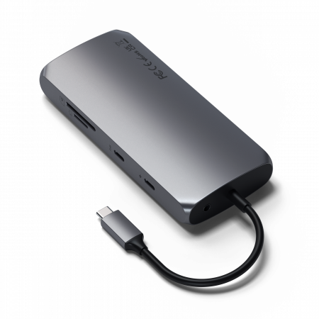 Satechi Aluminium USB-C Multiport MX Adapter (Dual 4K HDMI 60Hz