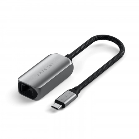 Satechi USB-C 2.5 Gigabit Ethernet Adapter - Space Grey