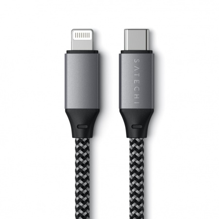Satechi USB-C to Lightning Short Cable 25cm - Space Grey