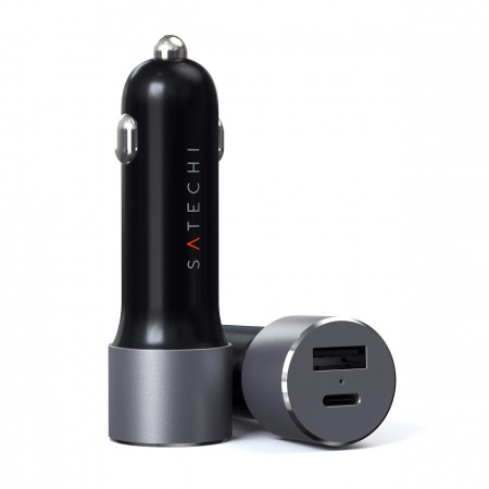 Satechi 72W Type-C PD Car Charger - Space Grey