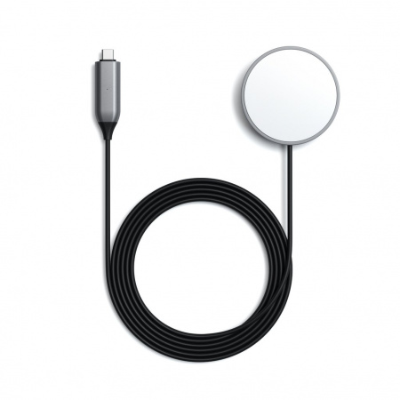 Satechi Magnetic Wireless Charging Cable - Space Grey