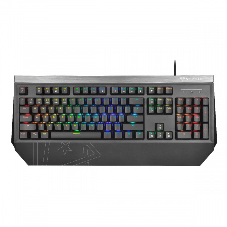 Vertux Gaming Tantalum Precision Pro Mechanical Gaming Wired Keyboard - Black (English)