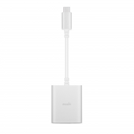 Moshi USB-C to Digital Audio Adapter with Charging  - Titanium Gray