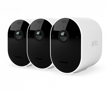 Arlo Pro 5 Outdoor Security Camera - 3 Camera Kit - (Base station not included) - White