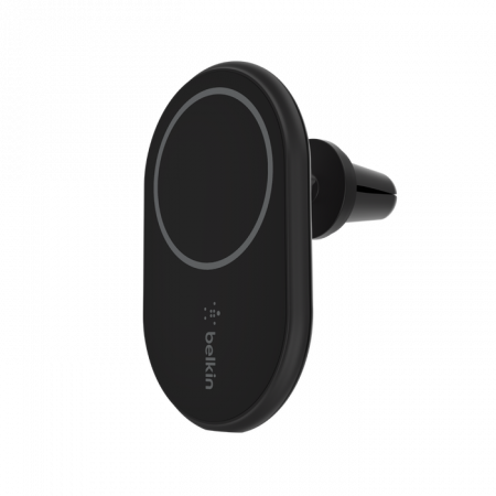 Belkin BOOST CHARGE Magnetic wireless Car Vent Mount + Car Charger- CLA - Black